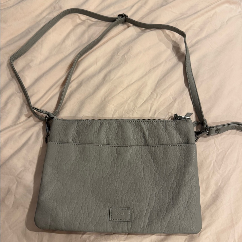 Gray Crossbody Bag